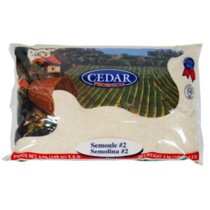 Cedar Semolina #2 4 lb